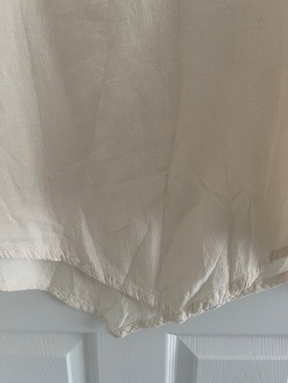 Oh My Gauze Size 2 Cream Gauze Cotton Top Oversized Lagenlook Boho - Picture 4 of 6